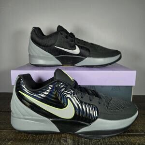 NEW Nike Ja 2 Mens Size 10 Basketball Shoes FD7328-001 Black Phantom Smoke Grey